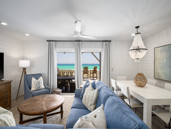 Oceanfront Townhome in Destins Gated Gulf Front South Bay Community